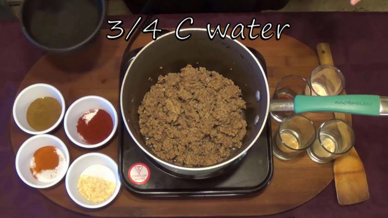 clone recipe for Taco Bell's ground beef.