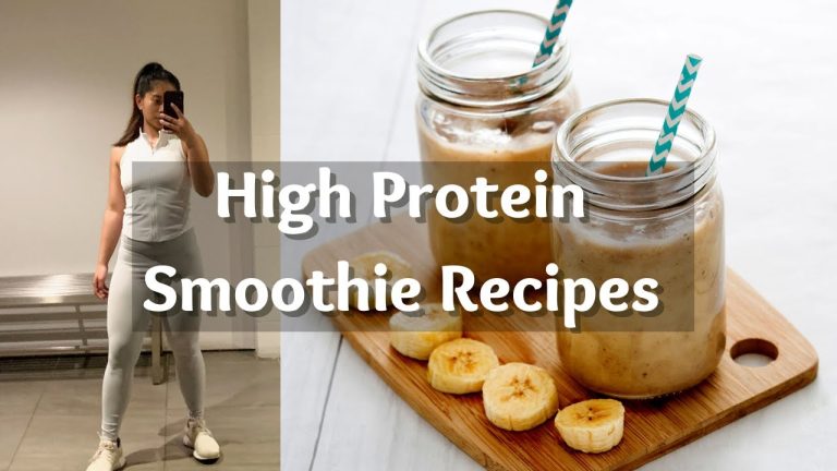 5 High-Protein Smoothie Recipes |  Muscle Building and Weight loss Foods