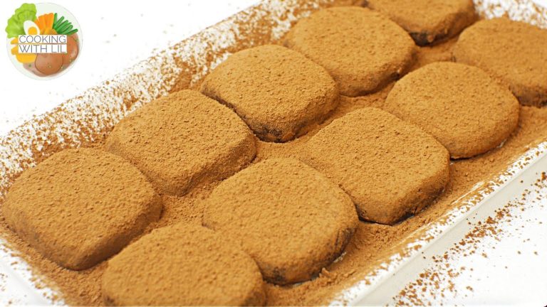 3 Ingredients NO BAKE Chocolate Truffles |Easy  Homemade Dessert Recipe