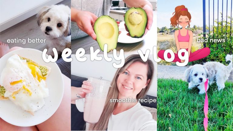 WEEKLY VLOG | Smoothie Recipe, Cleaning the car + Emotional end to the week