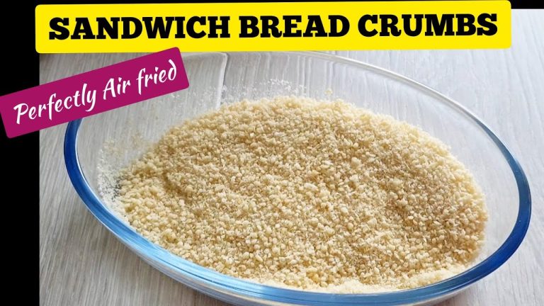 5 MINS BREAD CRUMBS IN AIR FRYER RECIPE // Homemade Bread Crumbs with White  Sandwich Bread #shorts