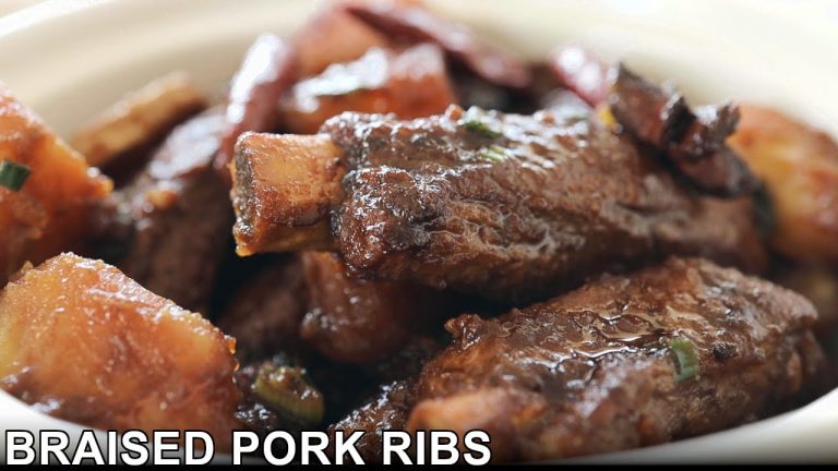 红烧排骨 | Melt In Your Mouth Chinese Style Braised Pork Ribs Stew Recipe