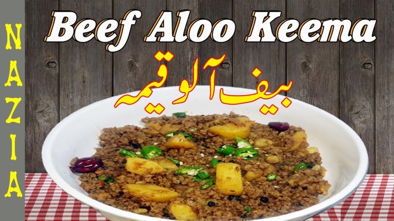 Beef Aloo Keema recipe by Nazia | Our family Recipes