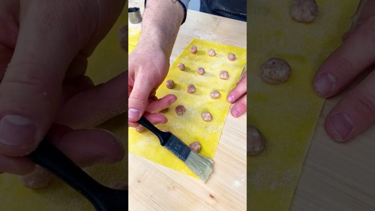 RAVIOLI IN BROTH #shorts