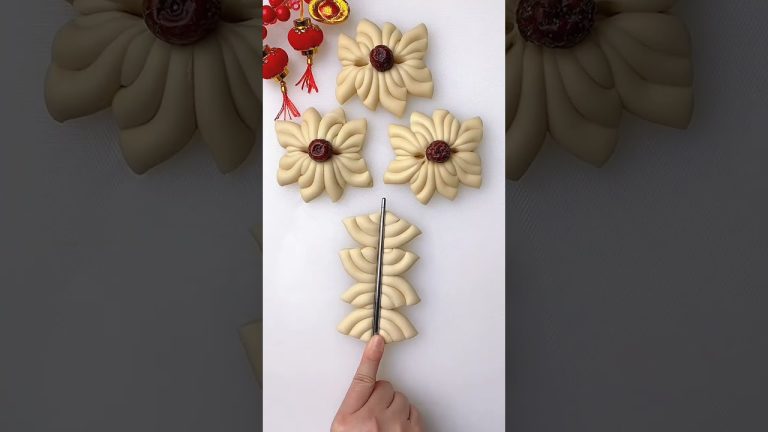 Satisfying & Creative Dough Pastry Recipes (P76) – Bread Rolls, Bun Shapes, Pasta #shorts