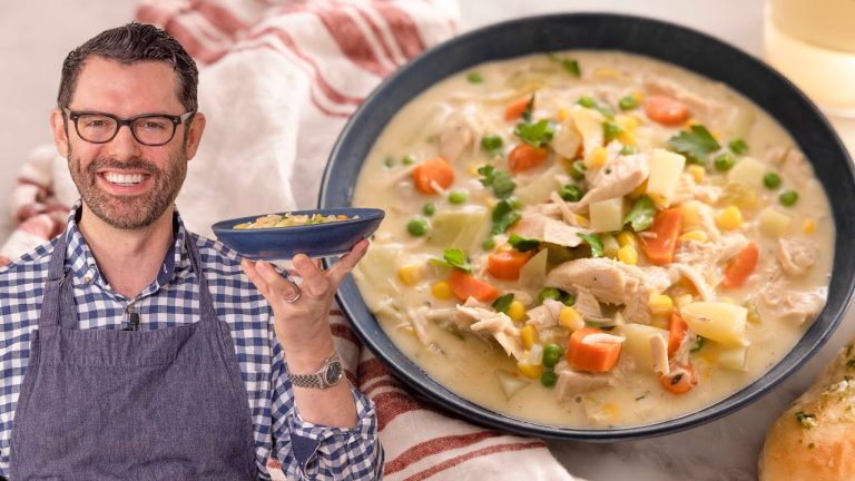 Easy Chicken Pot Pie Soup Recipe
