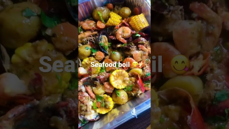 Delicious Seafood boil #recipe #cooking #food #recipe #eating #mukbang #shorts #yummy #delicious #fy