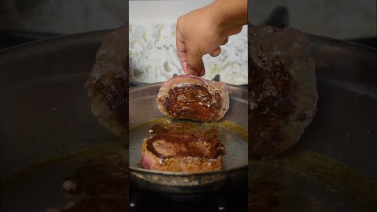 THE BEST  STEAK at home with this recipe