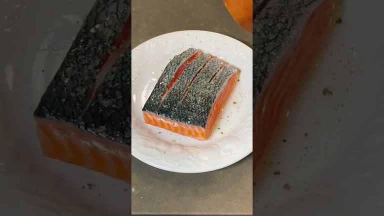How to cook the perfect salmon with healthy recipe #shorts
