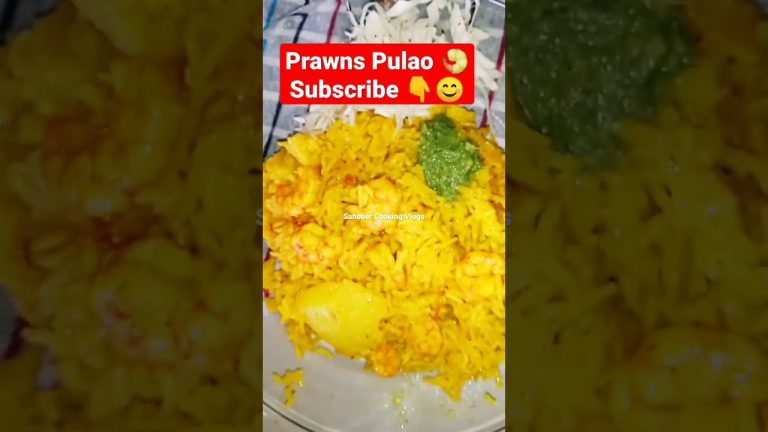 Prawns Pulao Delicious Seafood #shorts #youtubeshorts #seafood #food #foodie #foodlover #seafoods