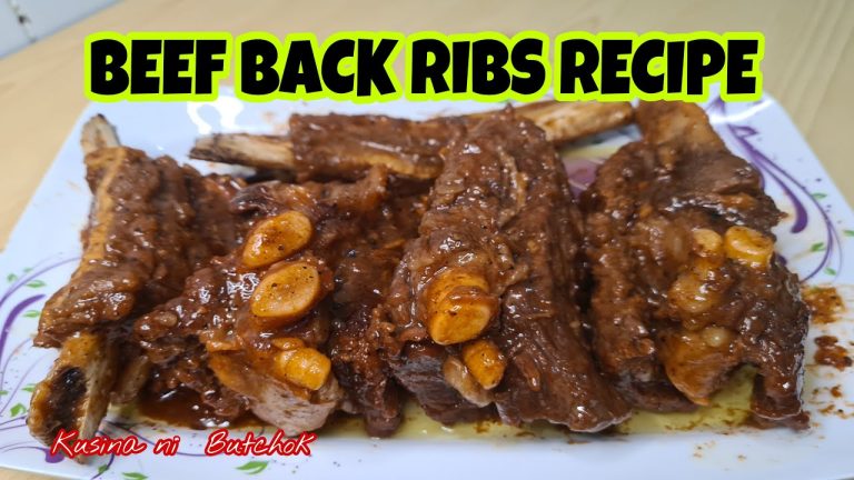 BEEF BACK RIBS  |RIBS RECIPE |Kusina ni Butchok