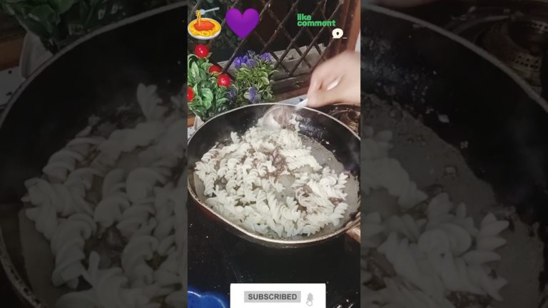 BTS army purple pasta recipe without sauce yummy tasty recipe series day 5 🍝💜#shorts #youtubeshorts