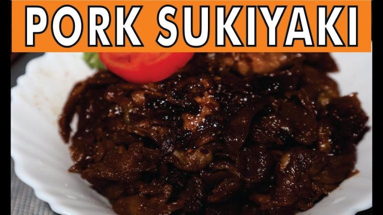 Pork Sukiyaki Recipe by CookinGee