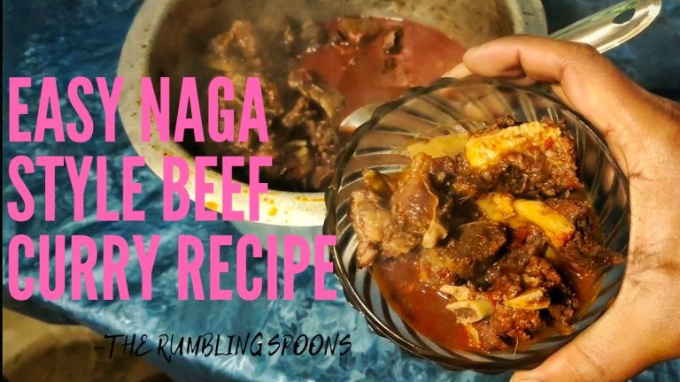 How to make beef in Naga style I Easy beef recipe I Recipe for Naga style beef with bamboo shoot