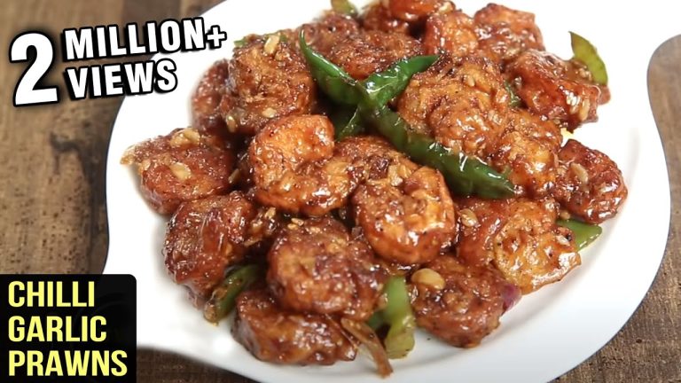 Chilli Garlic Prawns Recipe | Delicious Chilli Garlic Prawns | Seafood Starter Recipe By Tarika