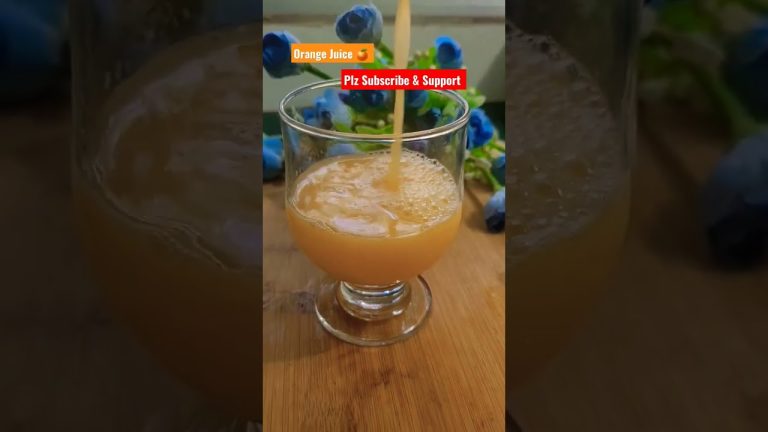 how to make Orange Juice 🍊 at home #shorts