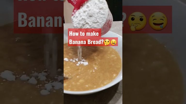 How to make Banana Bread? #recipes #food #cooking #baking #shorts