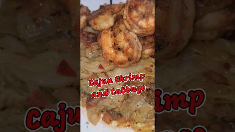 Recipe on Page: Cajun Shrimp and Cabbage #food #seafood #recipes