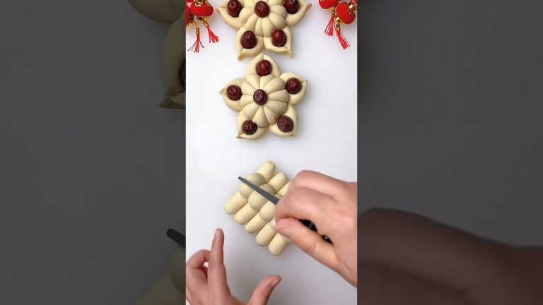 Satisfying & Creative Dough Pastry Recipes (P94) – Bread Rolls, Bun Shapes, Pasta #shorts