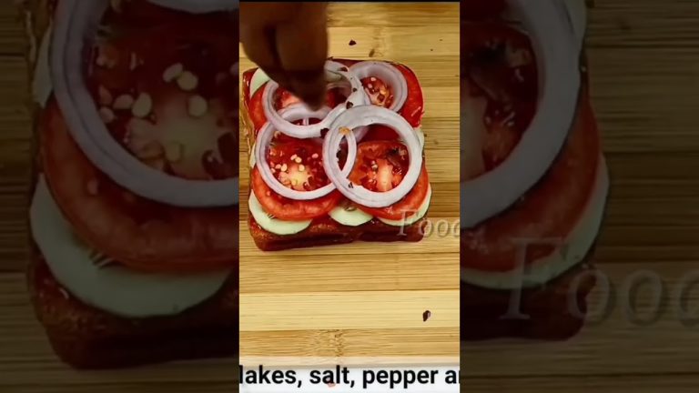 Veg club sandwich|Bread recipes| #shorts #breakfast #bread #sandwich #snack #breakfastrecipe #recipe