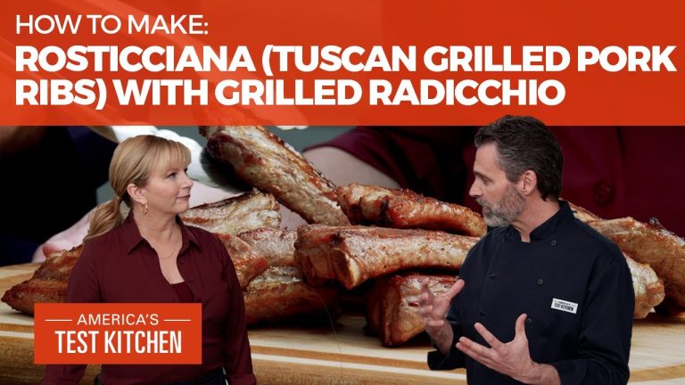 How to Make Rosticciana (Tuscan Grilled Pork Ribs) with Grilled Radicchio