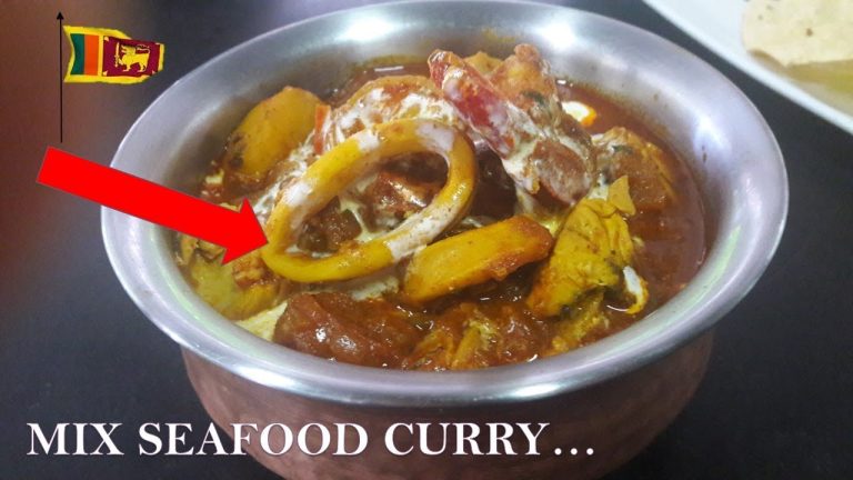 Mixed Seafood & Fish Curry Recipe Indian Masala | seafood masala – chef style