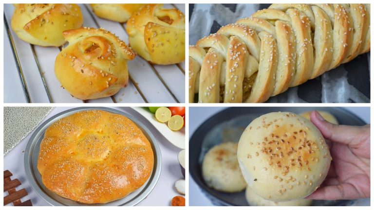 4 Amazing Stuffed Bread Recipes by (YES I CAN COOK)