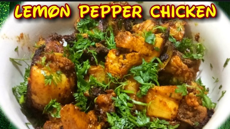 Chicken Black Pepper | Sukka Chicken | Chicken Recipes | Lemon Black Pepper Chicken |DIY