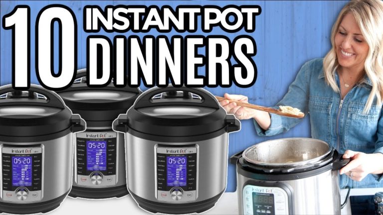 10 INSANELY Delicious – Yet INSANELY Easy Instant Pot Dinner Recipes!