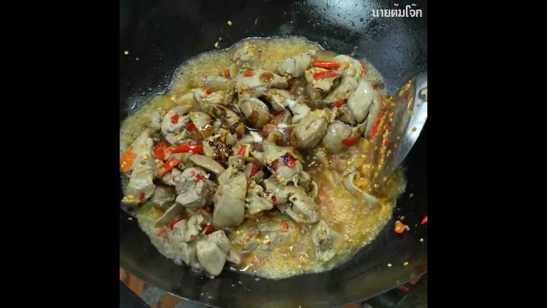 ตับไก่ผัดยี่หร่า เมนูตับอร่อยๆครับ