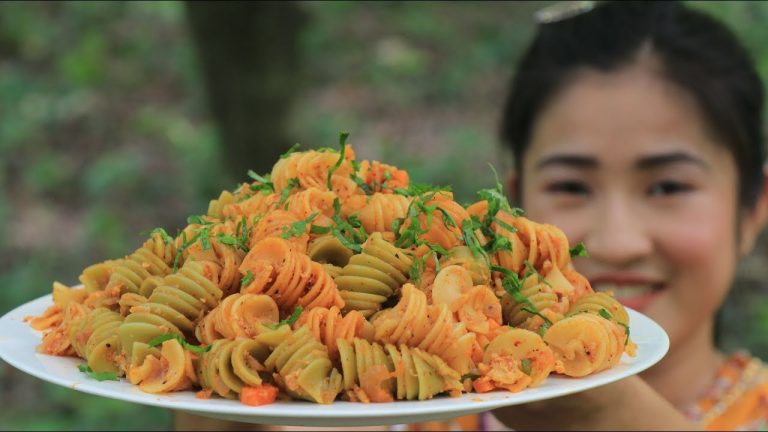 Pasta Recipe – Vegetable Pasta Recipe – Spicy Pasta cooking by countryside life TV.