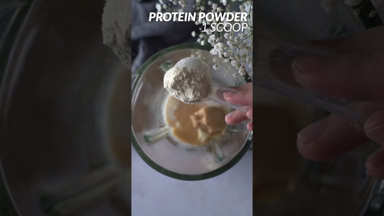 High Protein Peanut Butter Banana Smoothie