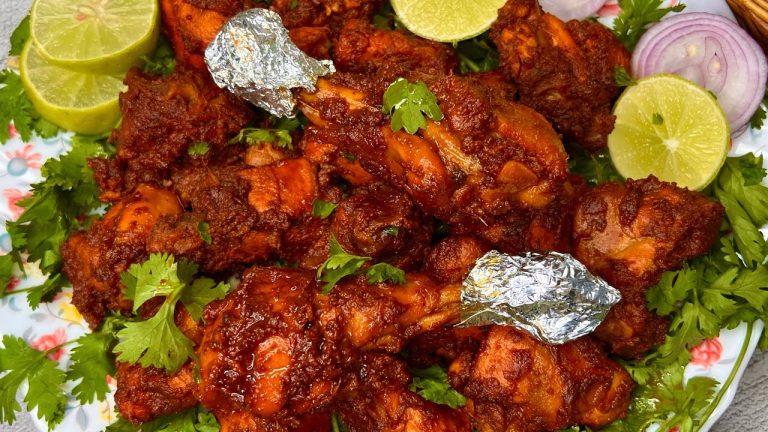 Issey Mazedaar Chicken Roast Kahin Nahi Milega ❤️RED CHICKEN OF HYDERABAD- SHAHI LAL MURGH ❤️