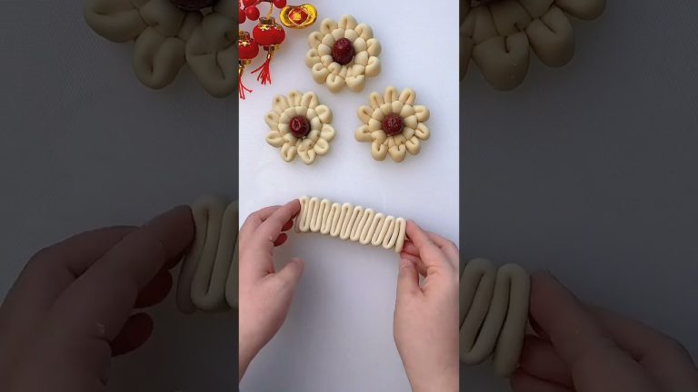 Satisfying & Creative Dough Pastry Recipes (P91) – Bread Rolls, Bun Shapes, Pasta #shorts
