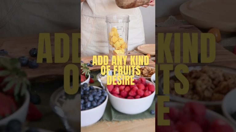 Smoothie Recipes Healthy | How Quick And Easy Recipes That Will Keep You Healthy On The Go #shorts