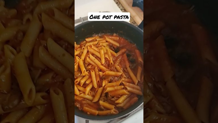 One Pot Pasta #shorts #cooking #Pasta