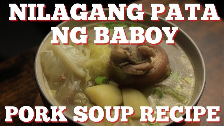 Nilagang Pata | Braised Pork Recipe | How to Cook | Luto Ni Marquin