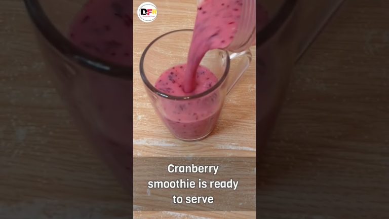 Cranberry Smoothie Recipe | #shorts | Cranberry Smoothie | Delicious Food Recipes