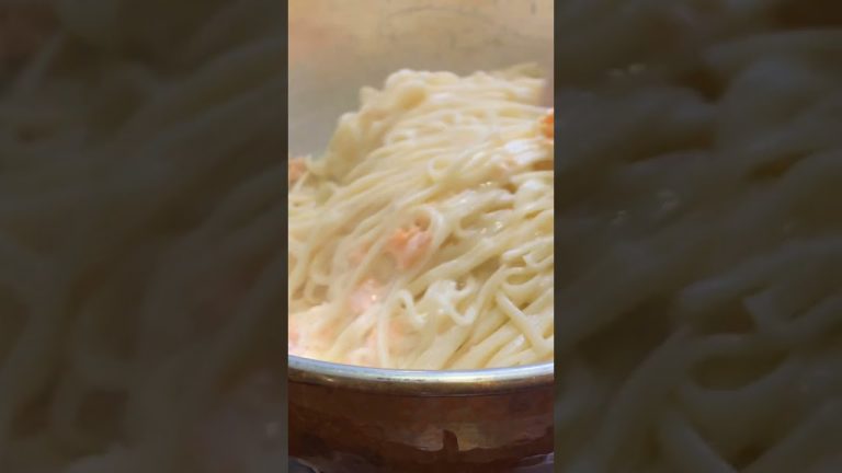 The Creamy Whiskey Salmon Pasta!