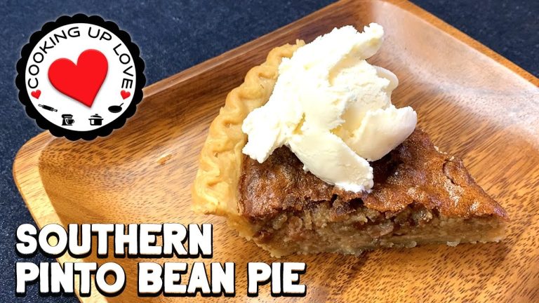 Southern Pinto Bean Pie Recipe | Easy Dessert Recipes | Cooking Up Love