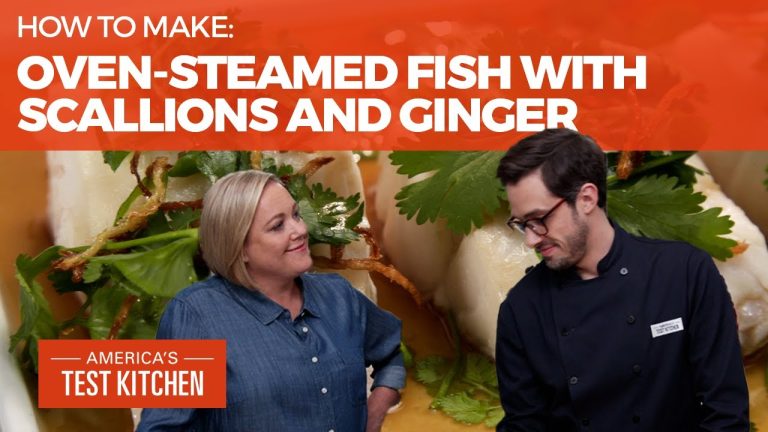 How to Make Oven-Steamed Fish with Scallions and Ginger