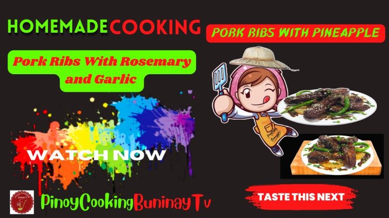 Pork Ribs BBQ Recipe Filipino Style Pork Ribs With Rosemary and Garlic Pork  Vlog #184