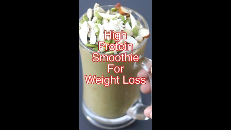 High Protein Smoothie For Weight Loss #shorts