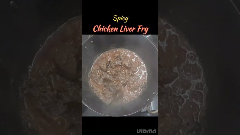 Spicy Chicken Liver Fry | Chicken Liver Fry Recipe| Chicken Liver masala | Liver Fry | #shorts