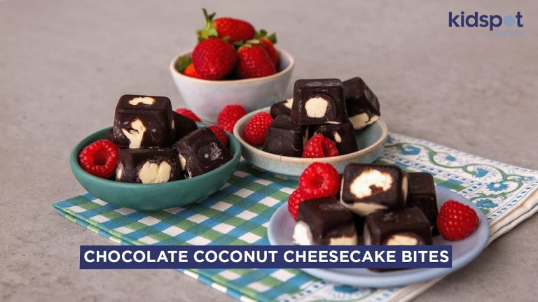 Frozen Chocolate Coconut Cheesecake Bites  | Simple Dessert Recipes | Kidspot