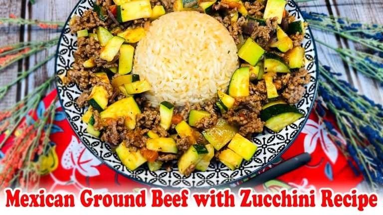 Easy Mexican Ground Beef with Zucchini Recipe