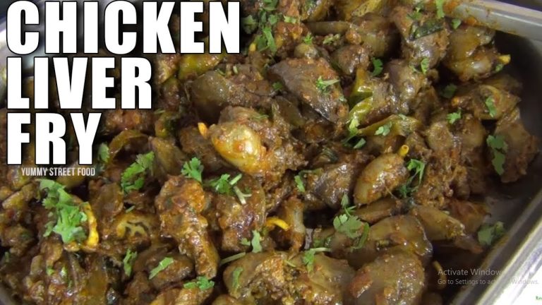 Andhra Chicken Liver Fry | Chicken Liver Fry Recipe | Chicken Liver | Yummy Street Food