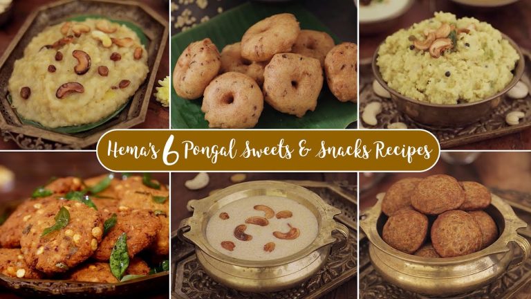 Pongal Special Sweets & Snacks Recipes | Makar Sankranti Special | Traditional South Indian Recipes
