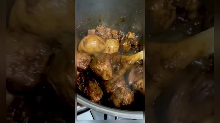 Pork Adobo Spicy Ramen Wrapped In Rice Paper #shorts