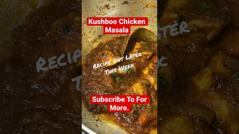 Kushboo Chicken Masala | Sneak Peak #shorts | BIR Recipe